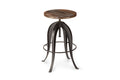 Steve Silver Sparrow Round Setup Stool in Natural Brown (Set of 2)
