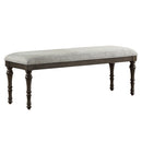Steve Silver Linnett Bench in Slate