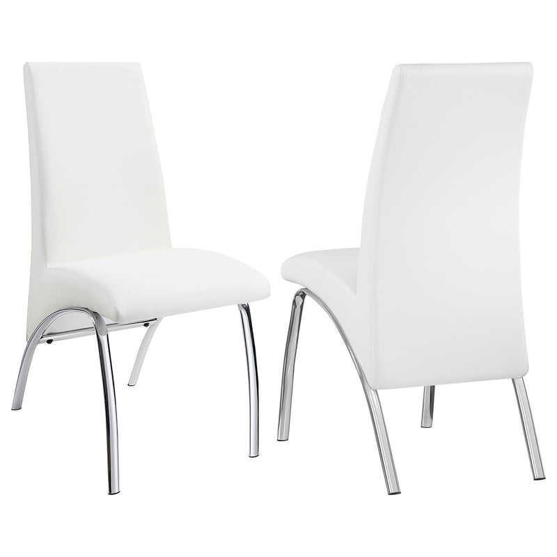 Ophelia Contemporary White Dining Chair image