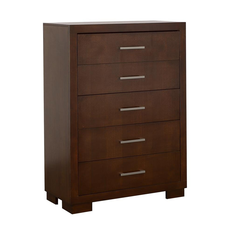 Jessica Cappuccino Five Drawer Chest image