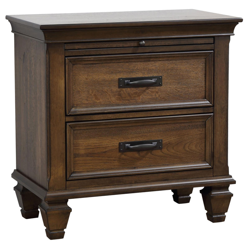 Franco Two Drawer Nightstand With Tray image