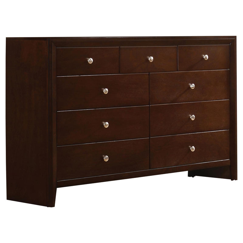 Serenity Rich Merlot Nine Drawer Dresser image