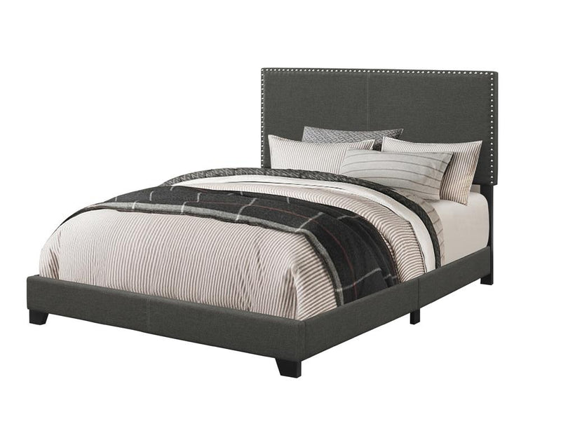 Boyd Upholstered Charcoal Full Bed image