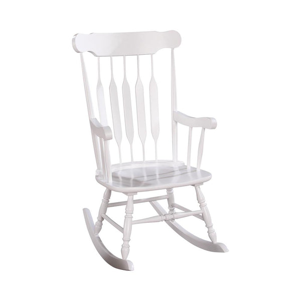 Traditional White Rocking Chair image