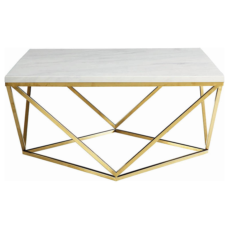 G700846 Modern White Coffee Table image