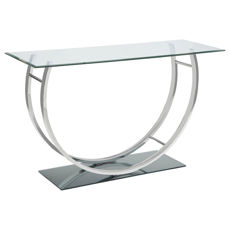 G704988 Contemporary Chrome Sofa Table image