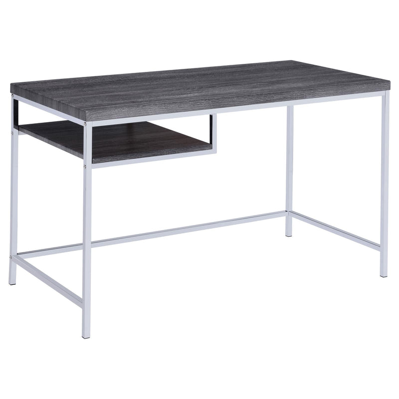 G801271 Contemporary Weathered Grey Writing Desk image