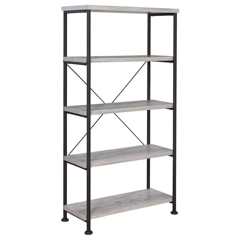 G801549 Guthrie Industrial Grey Driftwood Bookcase image