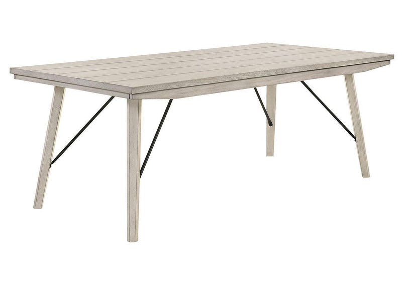Crown Mark White Sands Rectangular Dining Table in Cream 2132T-4079 image