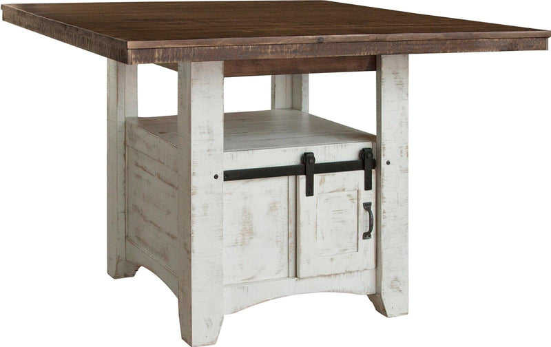 Pueblo Counter Height Dining Table in White image