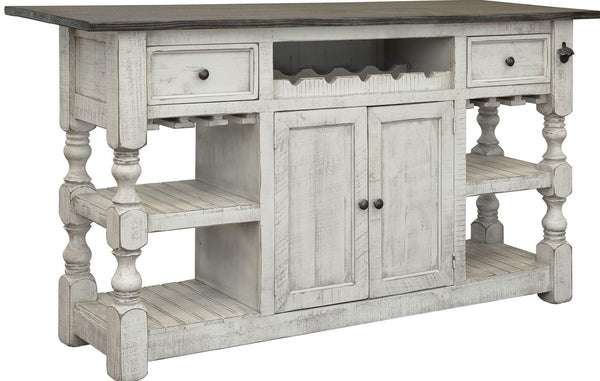 Stone 2 Drawer Bar in Two Tone image