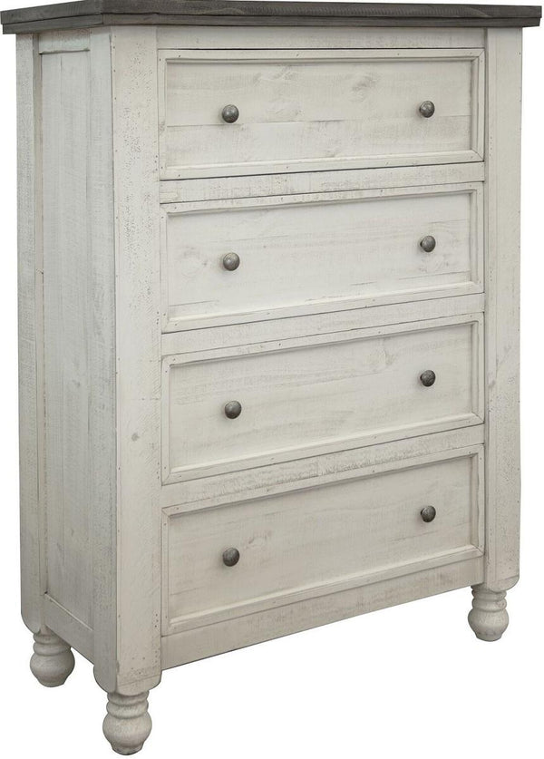 Stone 4 Drawer Chest in Two Tone image