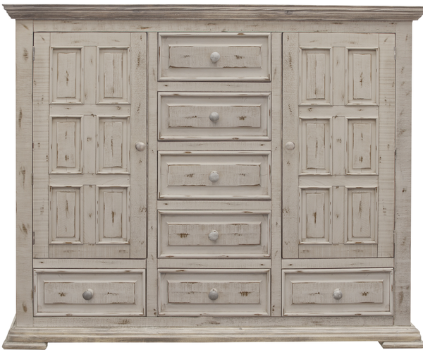Terra 7 Drawer Mule Chest in Distressed Vintage White image