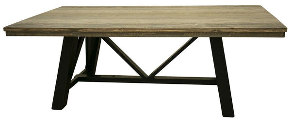 Loft Rectangular Dining Table in Brown image