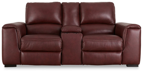Alessandro Power Reclining Loveseat with Console image